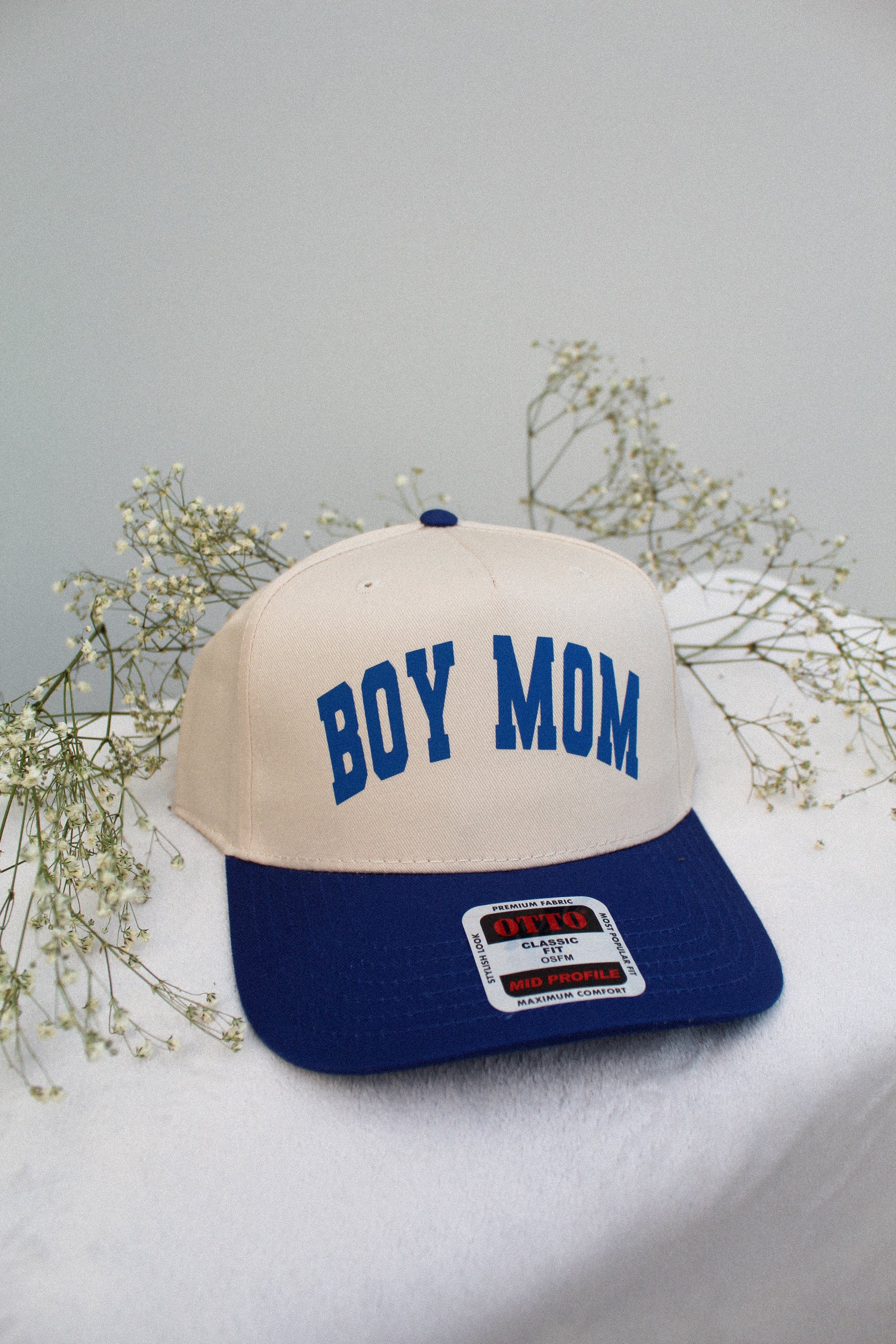 Boy Mom Varsity Trucker