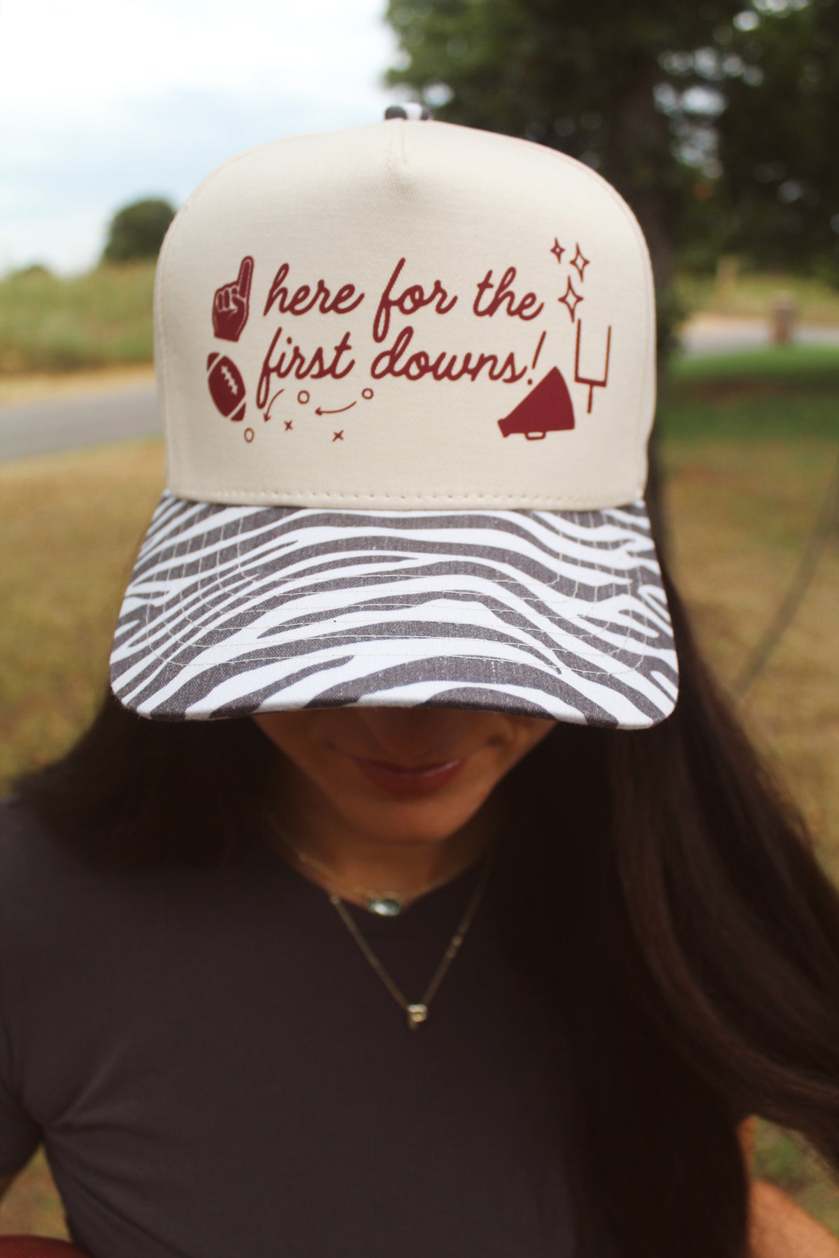 Here For The First Downs Trucker
