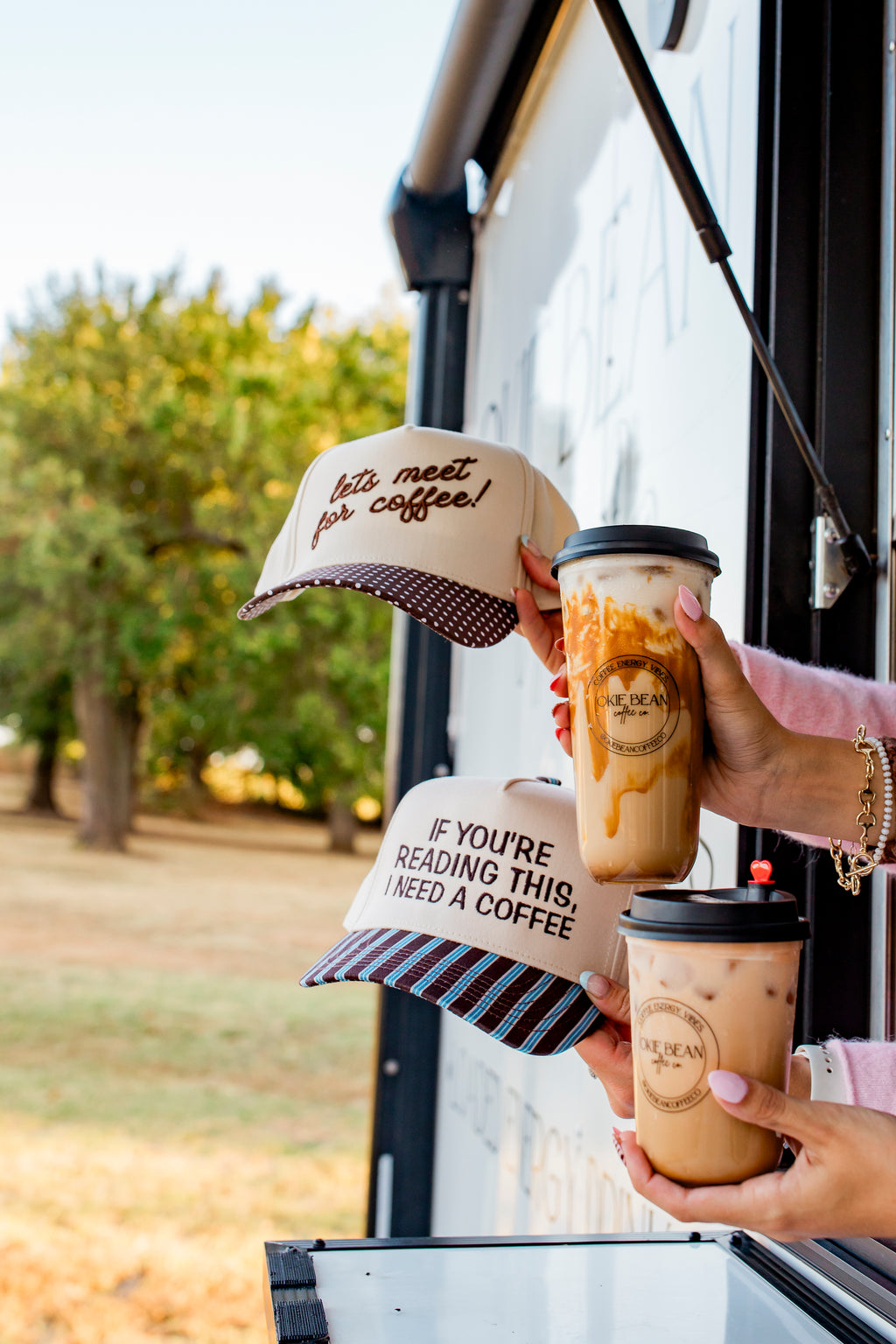 Let's Meet For Coffee Trucker