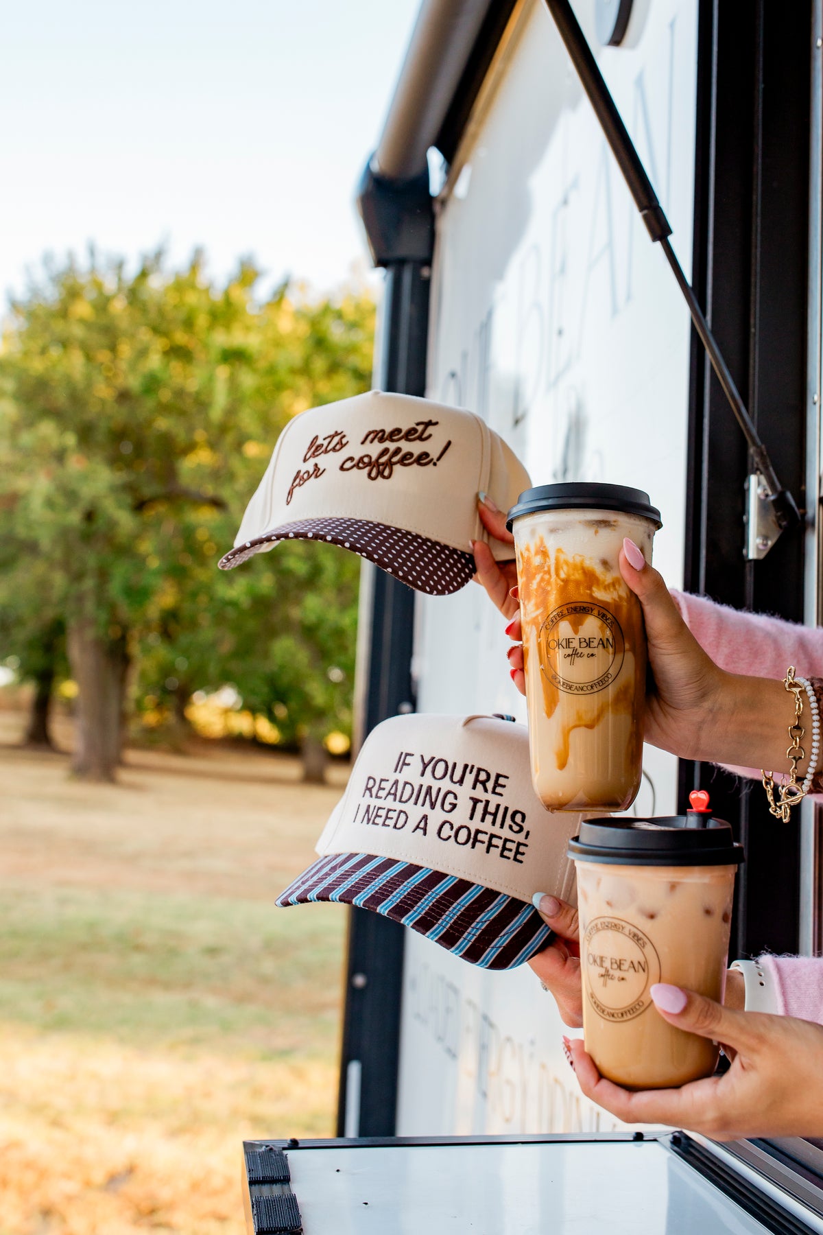 Let's Meet For Coffee Trucker