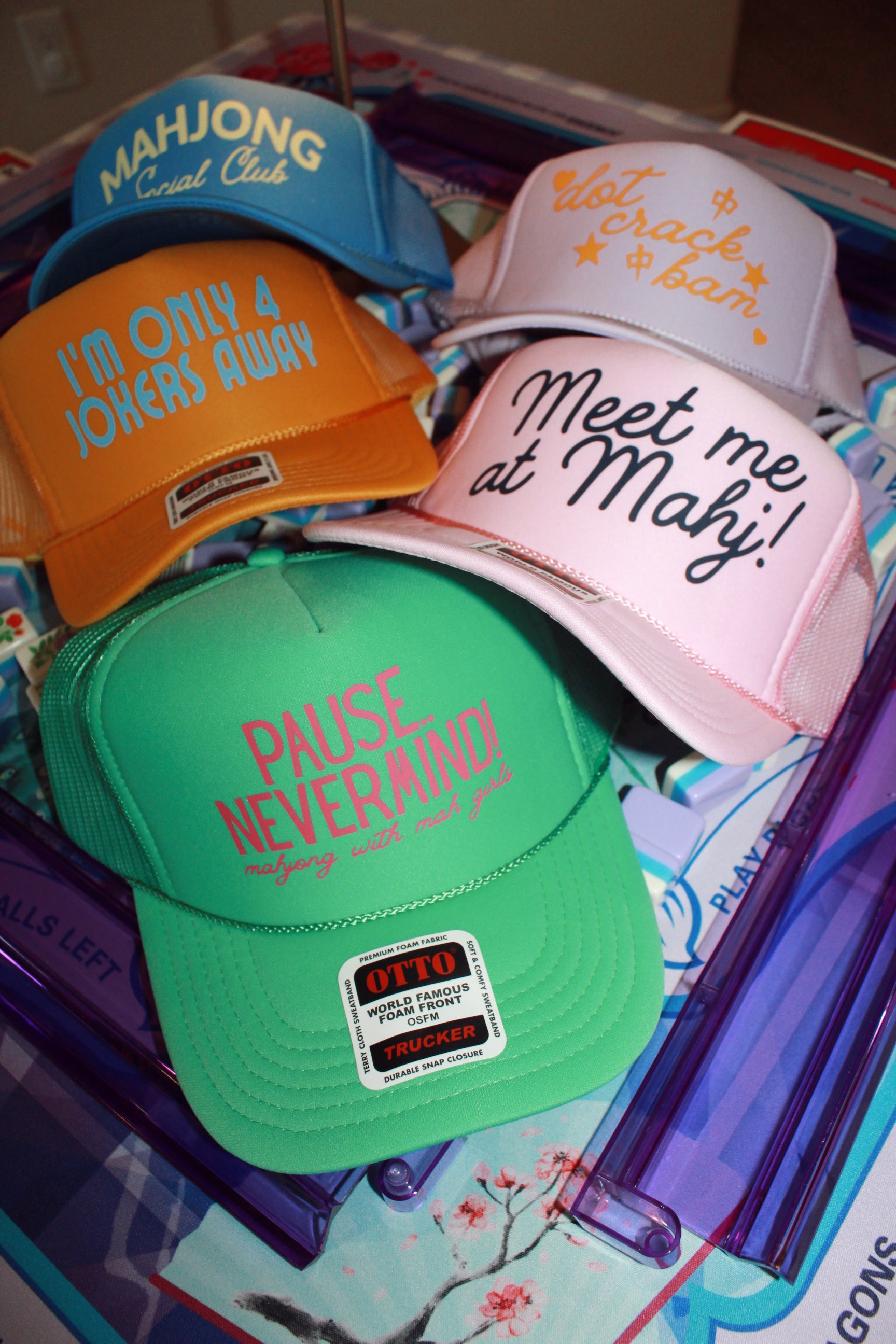 Meet Me At Mahj Trucker