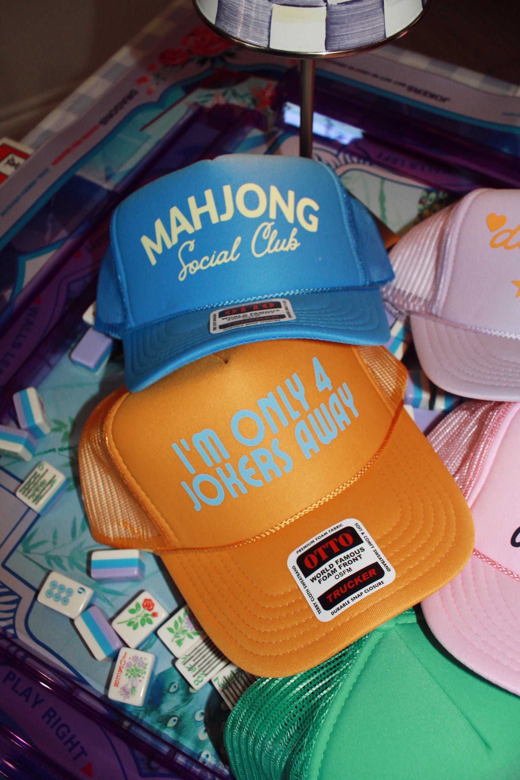 Mahjong Social Club Trucker
