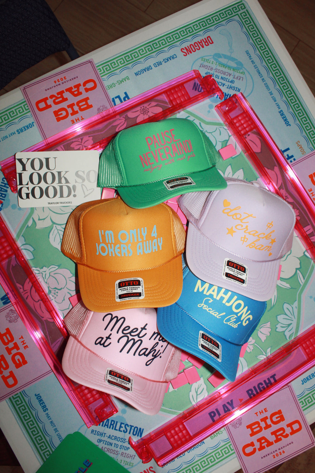 Bam Dot Crack Trucker