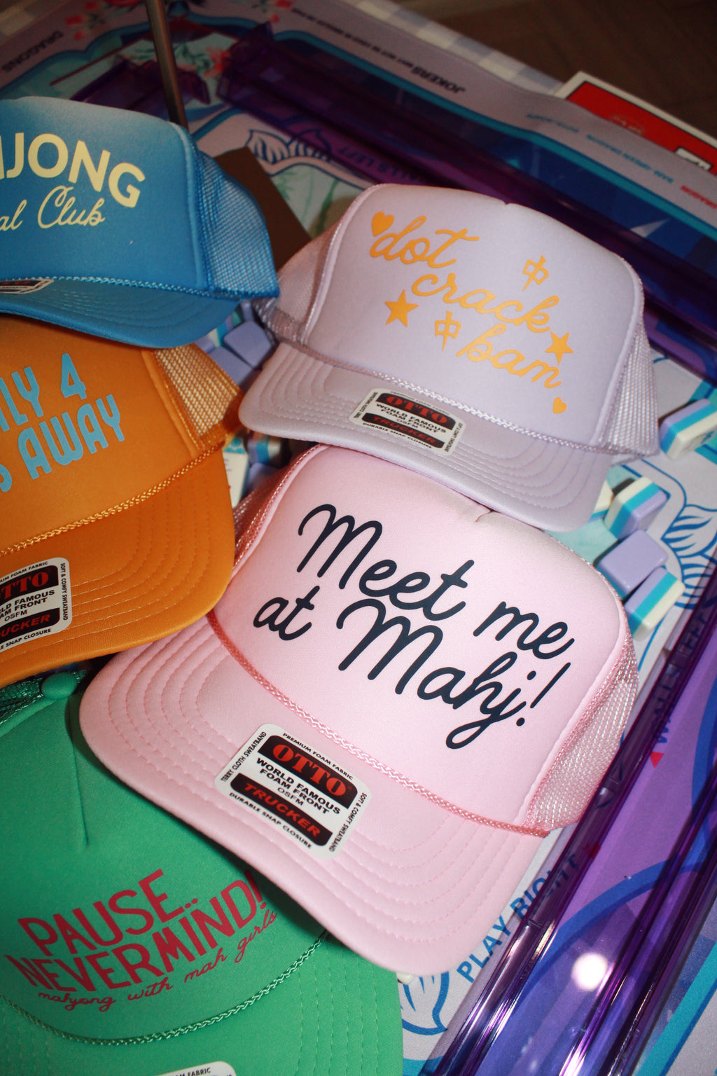 Meet Me At Mahj Trucker